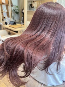 バイオレット ナゴヤ(Violet Nagoya) ブリーチなしカラー ダブルカラー ピンクカラー ピンクブラウン