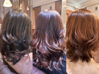 ル シャンブル(LE CHANVRE)の写真/【繰り返すカラーこそダメージレスに】ツヤも色も妥協しない！！大人女性のためのワンラク上の極艶カラー！