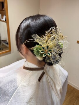 シルフ 吉祥寺(sylph) 成人式タイトシニヨンアレンジ【sylph吉祥寺】