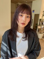 トリッカ シブヤ(TRICCA SHIBUYA)&nbsp;くびれミディアム/艶カラー/透明感カラー/トレンドヘア