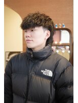 エディ(Edy)&nbsp;メンズツイストスパイラルパーママッシュウルフ眉毛カット