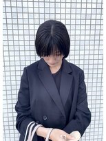 クリック(Click) ブルーブラック×ボブ