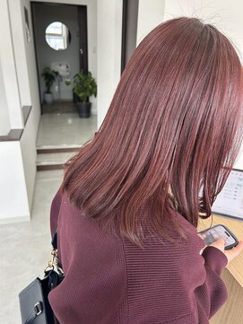 エミュ(emu.) ブリーチなしで育てるレッドカラー◎