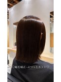 縮毛矯正×ぷつっとカット