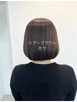 サロン(SALON)&nbsp;30代人気！シアーブラウンボブ