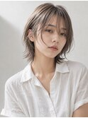 【HEY 松本】ショートウルフ×アッシュベージュ