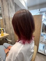 エヌアンドエー せんげん台店(N&A) ピンク裾カラーが映える外ハネウルフレイヤー