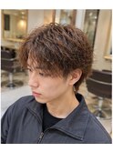 ハイトーン×波巻きマッシュ