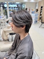クレア 上大岡(CREA)&nbsp;白髪ぼかしハイライト縮毛矯正ダブルカラー髪質改善30代40代50代