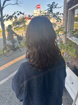 アズグロウ エクラ(AS GROW 'eclat) 大人ニュアンスウェーブ暗めカラー