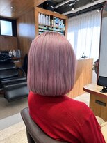 イロ ジェイアール JR奈良店(IRO)&nbsp;ハイトーンボブ/ペールピンクベージュ/ブリーチ/ラベンダー
