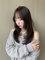 セシル 成城学園前(CECIL)&nbsp;レイヤーカット×ダークグレージュ