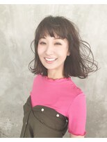 ヘルベチカ・ヘア(Helvetica hair)&nbsp;[helvetica hair]ナチュラル×ニュアンスミディ＊島村知世