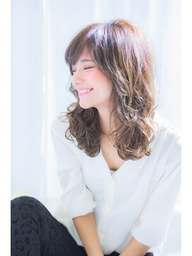 ネオリーブ チロル 横浜西口店(Neolive CiroL.) ひし形シルエットヴェールウェーブ☆30～50代にオススメ☆