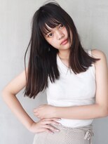 メロウ(MELLOW) パツっとラインのミディアムスタイル