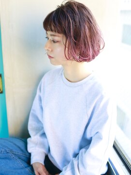 バース(BIRTH) 天神【BIRTH】スリークボブ×ピンクアッシュ