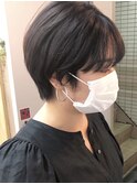 【cuzKLUB】ナチュラルショート×ダークアッシュブラウン