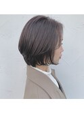 大人っぽショートボブ☆透明感ニュアンスカラー◇20代30代40代