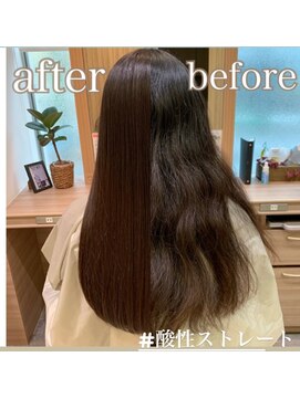 アッシュ 等々力店(Ash) 酸性ストレート髪質改善