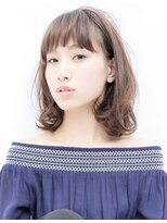 マーズ エナックヘアー(Mars enak hair) 30代40代に人気の髪型 前髪あり ゆるカールミディボブ