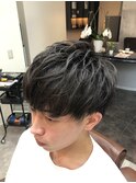 毛束マッシュスタイル
