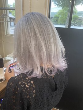 ボアップ 新居浜店(boappu) #ハイトーン #裾カラー #インナーカラー #ケアブリーチ #ダブル