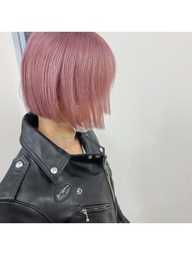 キー(kii) ミルクピンク　ブリーチカラー　福岡　天神　今泉　薬院