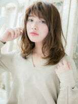 クオーレ ヘア アンジュ 水戸店(CUORE HAIR ange)&nbsp;水戸/イルミナカラー/ココアベージュ/ボブウルフ/黒髪b