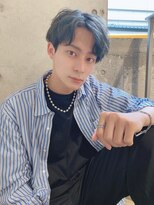 ルービック 和歌山(Rubik's)&nbsp;ナチュラル無造作ヘア/センターパート/刈り上げマッシュ