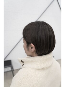 ビーヒアナウ N゜03 金沢駅西店(BE HERE NOW) ショートカット×ショートボブ×前髪あり20代30代40代