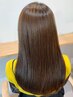 【1日限定２名】カット+最上級髪質改善ストレート+ヘアカラー+トリートメント