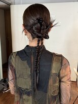 【徳岡】ヘアセット ヘアアレンジ モードヘア 表参道ヘアセット