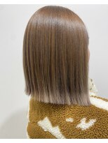 ファースト 泉中央店(first)&nbsp;切りっぱなしボブ×ハイトーン