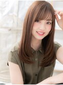 シースルーバング小顔ツヤ感ニュアンスカラーc6上尾20代30代40代