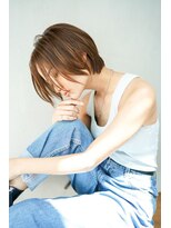 ギークス(GEEKS)&nbsp;【GEEKS渋谷】ナチュラルショートウルフ/春カラー/小顔/レイヤー