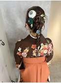 卒業式ヘアセット
