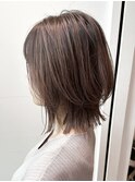ミディアムレイヤーボブ