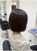 切りっぱなしボブ