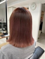 クラン(Chlan)&nbsp;外ハネミディピンクベージュ