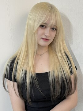 リヴ ウメダ(LIV umeda) ホワイトブロンド/ケアブリーチ/トリプルカラー/梅田