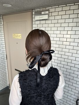 ソノ(sono) カチモリ　シニヨン　参列ヘア