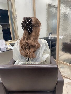 トライアンフ(TriumpH) 【髪質改善カラー】ブリーチありのミルクティーカラー