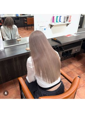 アボックス(abox) ミルクティー/ブラウン/ベージュ/ケアブリーチ/髪質改善/学割