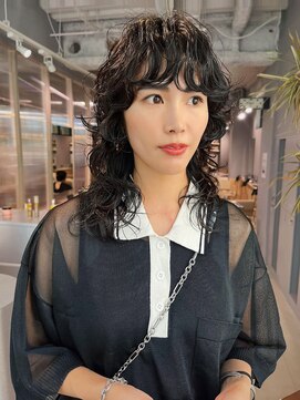 ユルクメゾンシティ 名古屋(JURK MAISON CITY) 【mai style】ウルフパーマ　ミディアムウルフ　マレットパーマ