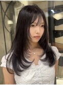 20代30代トレンドなレイヤーカットハッシュカットレイヤーボブ