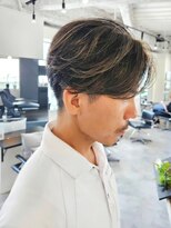 エイス 梅田 中津(Ace)&nbsp;センターパート メンズハイライト