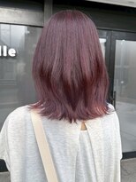 ミル(1001 mille)&nbsp;イルミナカラー/イヤリングカラー/カラー/ワインレッド