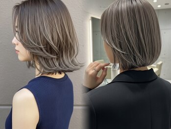 フュー 新小岩(few.)の写真/-白髪染めでもお洒落に-髪質改善薬剤をプラスし、自然な柔らかい質感で"染めるだけ"からの卒業[新小岩駅]