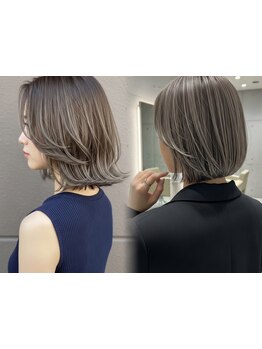 -白髪染めでもお洒落に-髪質改善薬剤をプラスし、自然な柔らかい質感で"染めるだけ"からの卒業[新小岩駅]