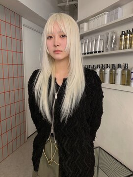 ペレ 原宿(PELE) 着物ヘア/大人ガーリー/ダークアッシュ/似合わせカット/原宿